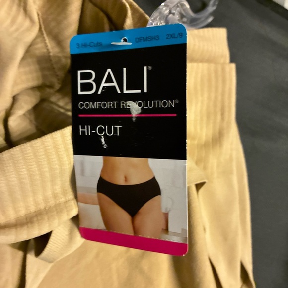 Bali Ribbed High-Cut Briefs in Tan - Picture 6 of 7